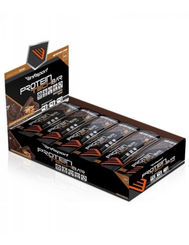 PROTEIN TECH BAR DOBLE CHOCOLATE 12 UNDS INFISPORT