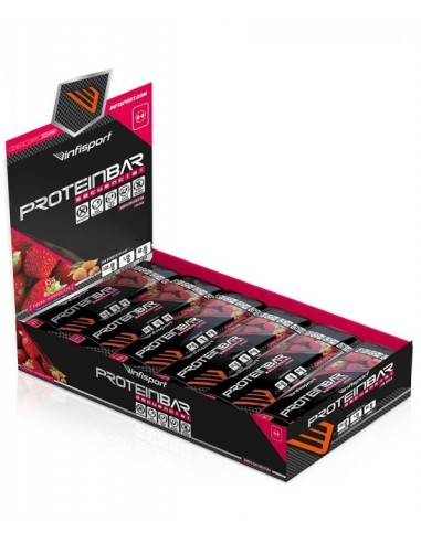 PROTEIN BAR CHOCO-FRESA 24 UNS INFISPORT (NUEVA)