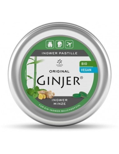 GINJER MENTA PASTILLA LTA 40 GR