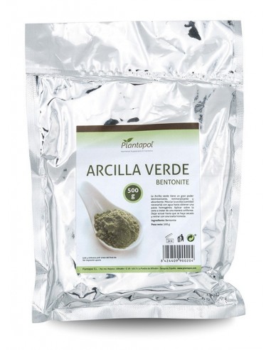 ARCILLA VERDE BOLSA 500 GR PLANTAPOL