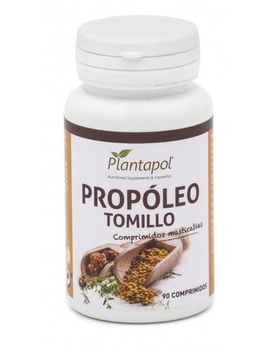 PROPOLEO, TOMILLO + C  90X560 MG MASTICAB. PLANTAPOL