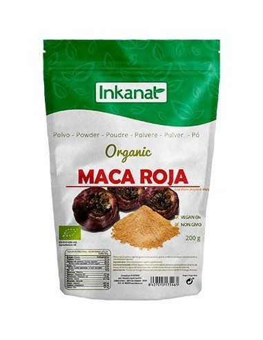 MACA ROJA POLVO BOLSA 200 GRS ECO INKANATURA