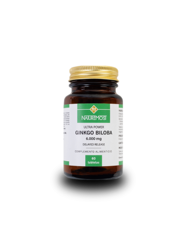 GINKGO BILOBA ESTAND. 6000 mg 60 CAP NATUREMOST