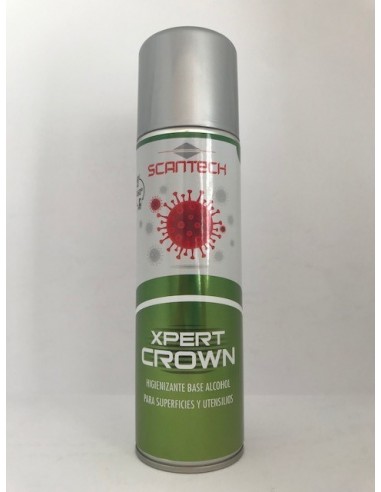 SPRAY 100% ALCOHOL XPERT CROWN AEROSOL 650 ML