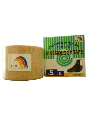 KINESIOLOGY TAPE BEIGE 5CMX5M TEMTEX