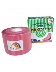 KINESIOLOGY TAPE ROSA 5CMX5M TEMTEX
