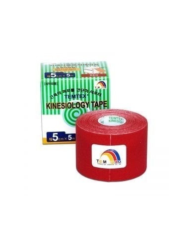 KINESIOLOGY TAPE ROJO 5CMX5M TEMTEX