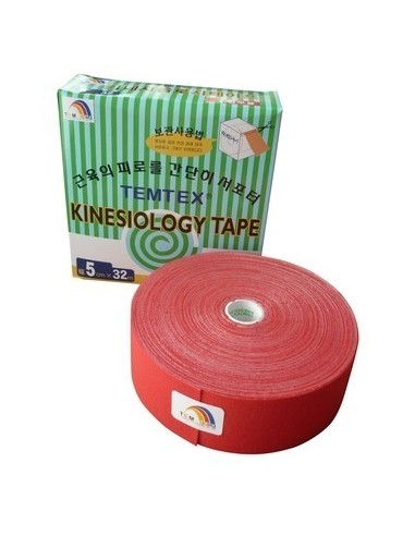 KINESIOLOGY TAPE ROJO 5CMX32M TEMTEX