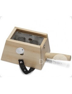 CAJA MADERA PARA MOXA CON 2 CAMARAS