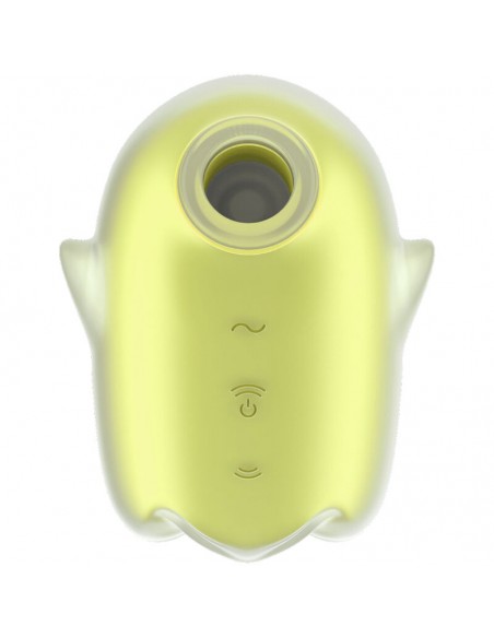 SATISFYER GLOWING GHOST AIR PULSE&VIBRADOR AMARILLO