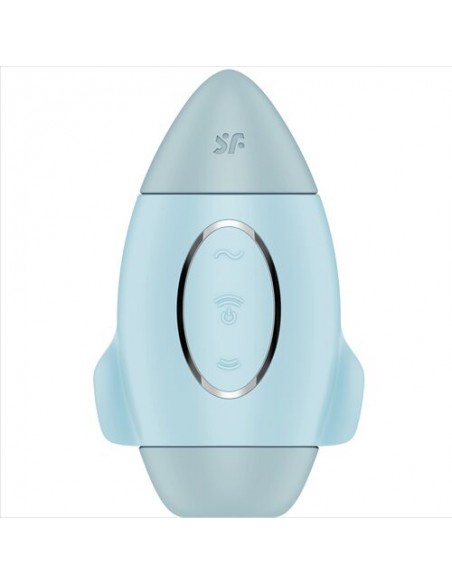 SATISFYER MISSION CONTROL AZUL VIBRADOR PEQ, DOBLE IMPULSO