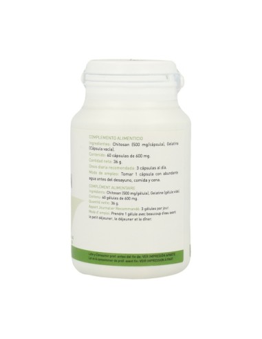 CHITOSAN  60X600MG PLANTAPOL