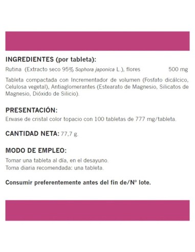 NATURAL RUTIN 100 COMP. NATUREMOST