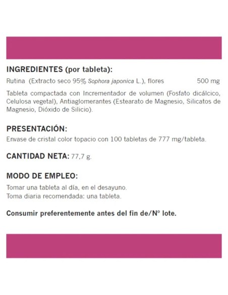 NATURAL RUTIN 100 COMP. NATUREMOST