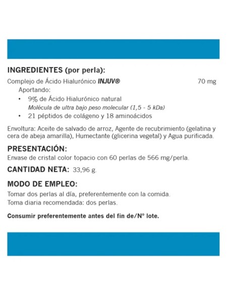 PURE HYALURONIC ACID 60 PERLAS DIETINOR