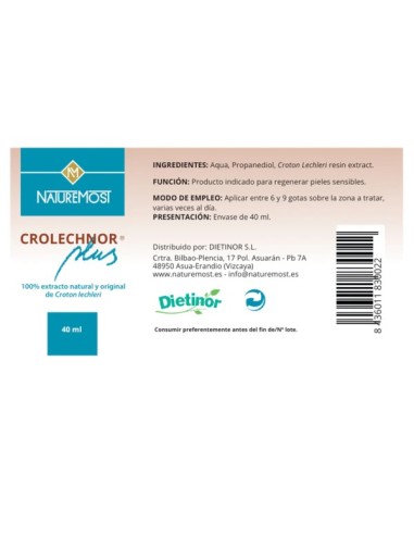 CROLECHNOR PLUS SANGRE DE DRAGO 40 ML