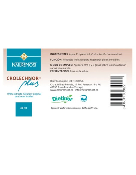CROLECHNOR PLUS SANGRE DE DRAGO 40 ML