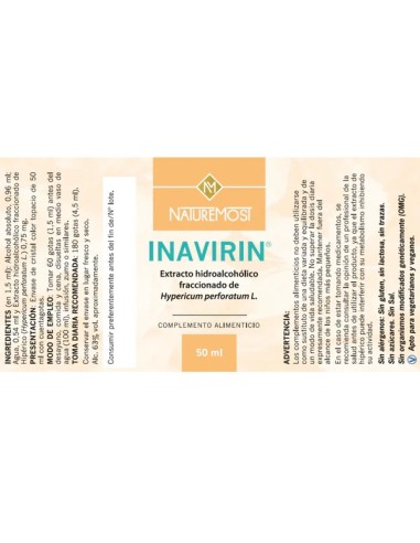 INAVIRIN EXTRACTO HIDROALCOHOLICO 50 ML
