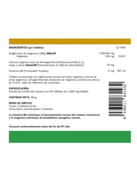 MAGSENSE 60 TABLETAS  NATUREMOST