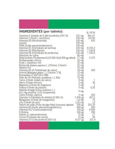 MEGA PLAN ULTRA (UNA AL DÍA) 30 TABLETAS NATUREMOST